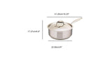 Meyer Accolade Stainless Steel 3L Saute Pan with cover, Made in Canada