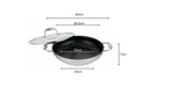 Meyer Accolade Stainless Steel 28cm/11" Everyday Pan Non Stick Skillet with cover, Made in Canada