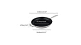 Meyer Accolade Stainless Steel 32cm/12.5" Non Stick Fry Pan Skillet Made in Canada