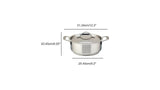 Meyer Confederation Stainless Steel 3L Casserole with cover, Made in Canada