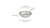 Meyer Confederation Stainless Steel 28cm/11" Frying Pan, Skillet, Made in Canada
