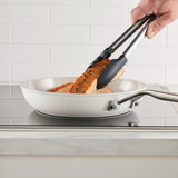 KitchenAid Hard Anodized Ceramic Induction Nonstick 9 Piece Cookware Set Porcelain White