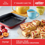 Disney Bake with Mickey: Non-Stick Square Cake Tin - 9"