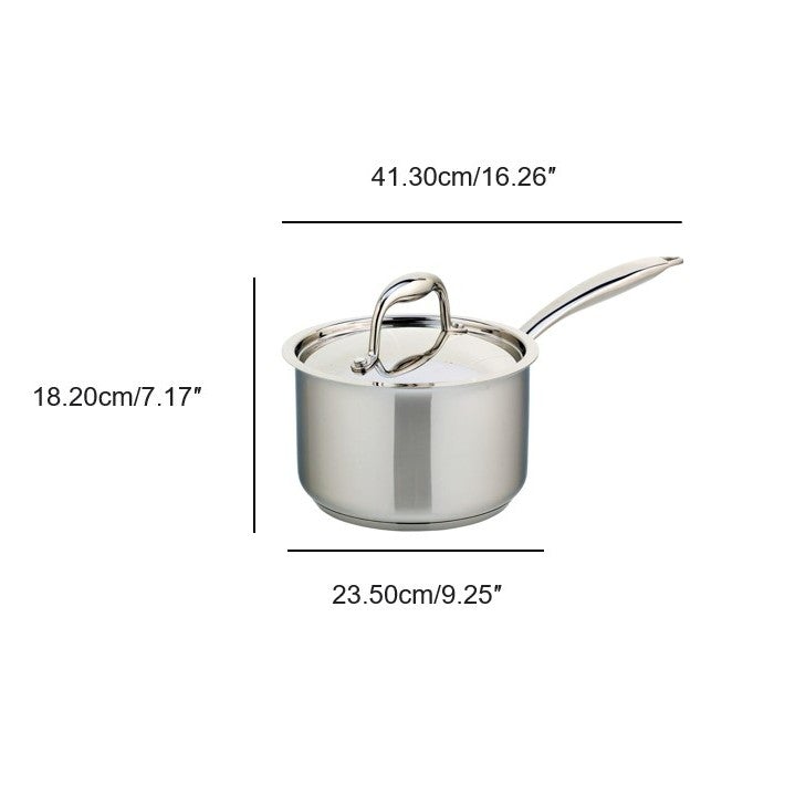 Meyer Accolade Stainless Steel 4L Saucepan with cover, Made in