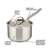 Meyer Confederation Stainless Steel 2L Saucepan with cover, Made in Canada