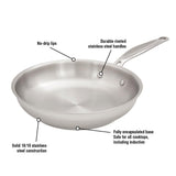 Meyer Confederation Stainless Steel 28cm/11" Frying Pan, Skillet, Made in Canada