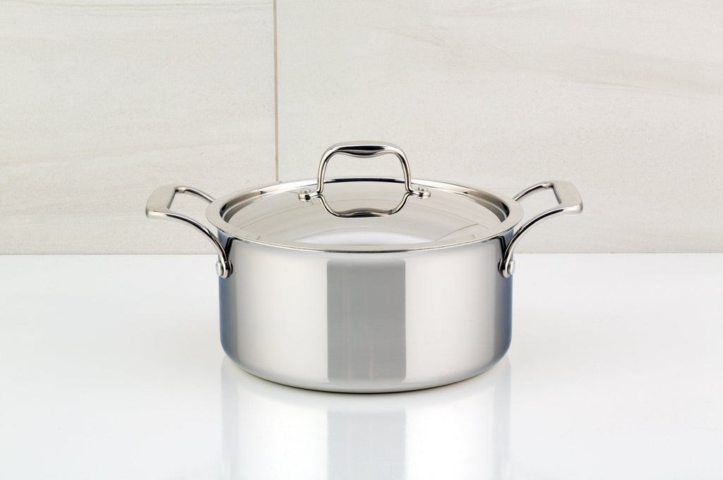Meyer SuperSteel Tri-Ply Clad Stainless Steel 9L Dutch Oven with