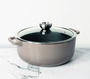 Meyer Enamel Cast Iron Sauteuse, 26cm, Grey