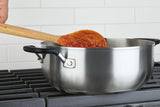 KitchenAid Stainless Steel Casserole with Lid, 4-Quart, Brushed Stainless Steel