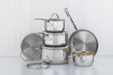 Meyer Nouvelle Stainless Steel 10-Piece Set, Made in Canada