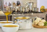 Meyer Confederation Stainless Steel 1.5L Saucepan with cover, Made in Canada