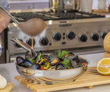 Meyer Confederation Stainless Steel 28cm/11" Frying Pan, Skillet, Made in Canada