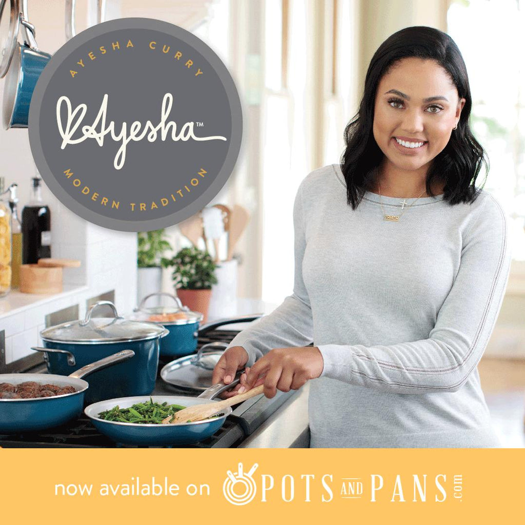 12pc Ayesha Curry Cookware Set - NonStick Red – Meyer Canada