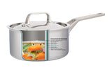 2L Meyer ProClad 5-Ply Aluminum Core Stainless Steel Saucepan with Cover, Made in Canada