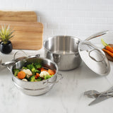 Meyer Accolade Stainless Steel Cookware Set, 10-Piece, Made in Canada