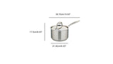 Meyer Accolade Stainless Steel 3L Saucepan with cover, Made in Canada