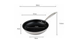 Meyer Accolade Stainless Steel 20cm/8" Non Stick Fry Pan Skillet Made in Canada