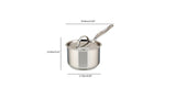 Meyer Confederation Stainless Steel 1.5L Saucepan with cover, Made in Canada