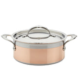 Induction Copper Soup Pot, 3-Quart