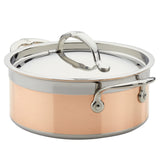 Induction Copper Soup Pot, 3-Quart
