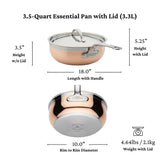Induction Copper Essential Pans