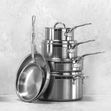 Professional Clad Stainless Steel Ultimate Set, 10-piece