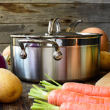Professional Clad Stainless Steel Saucepans