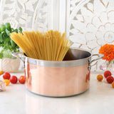 Induction Copper Stock Pot, 6-Quart