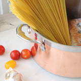 Induction Copper Stock Pot, 6-Quart