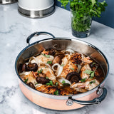 Induction Copper Sauteuse, 3.5-Quart