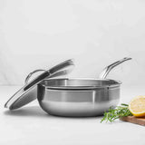 Professional Clad Stainless Steel Essential Pan, 3.5-Quart