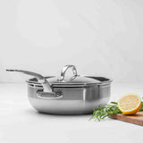 Professional Clad Stainless Steel TITUM™ Nonstick Essential Pan, 3.5-Quart