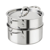 Hestan ProBond® Luxe 3-Quart Polished Professional Clad Stainless Steel Soup Pot and Steamer Insert Set