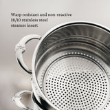 Hestan ProBond® Luxe 3-Quart Polished Professional Clad Stainless Steel Soup Pot and Steamer Insert Set