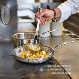 Hestan ProBond® Luxe 3-Quart Polished Professional Clad Stainless Steel Soup Pot and Steamer Insert Set