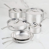 Hestan ProBond® Luxe 10-Piece Professional Clad Stainless Steel Cookware Set