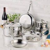 Hestan ProBond® Luxe 10-Piece Professional Clad Stainless Steel Cookware Set