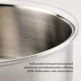 Hestan ProBond® Luxe 10-Piece Professional Clad Stainless Steel Cookware Set