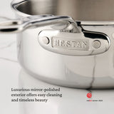 Hestan ProBond® Luxe 4QT/22CM Covered Saute Pan with helper handle
