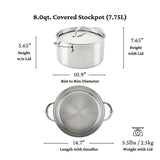 Hestan ProBond® Luxe 8QT/26CM Covered Stockpot