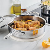 Hestan ProBond® Luxe 3.5QT/26CM Covered Saute Pan with helper handle
