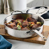 Hestan ProBond® Luxe 5QT/30CM Covered Saute Pan with helper handle