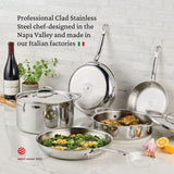 Hestan ProBond® Luxe 8.5" Professional Clad Stainless Steel Skillet