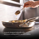 Hestan ProBond® Luxe 11" Professional Clad Stainless Steel Skillet