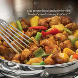 Hestan ProBond® Luxe 14" Professional Clad Stainless Steel Wok with Dome Lid
