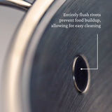 Hestan ProBond® Luxe 14" Professional Clad Stainless Steel Wok with Dome Lid