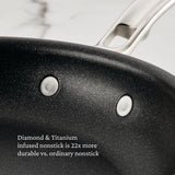 Hestan ProBond® Luxe 8.5" Professional Clad Stainless Steel Skillet with TITUM Nonstick
