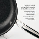 Hestan ProBond® Luxe 11" Professional Clad Stainless Steel Skillet with TITUM Nonstick