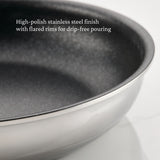 Hestan ProBond® Luxe 11" Professional Clad Stainless Steel Skillet with TITUM Nonstick