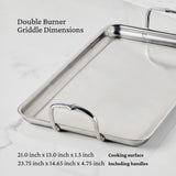 Hestan Provisions Double Burner Griddle